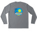 BT Long Sleeve Shirt ?, a Grey Concrete Unisex Performance Long Sleeve Tee (back-view)