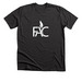 FAC White Front Logo, a Dark Grey Heather Premium Unisex Tee