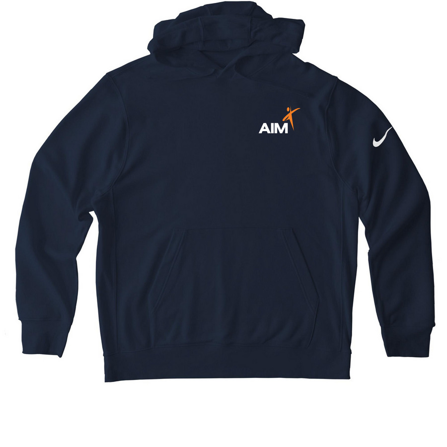 AIM Nike, a Midnight Navy Nike Club Fleece Pullover Hoodie