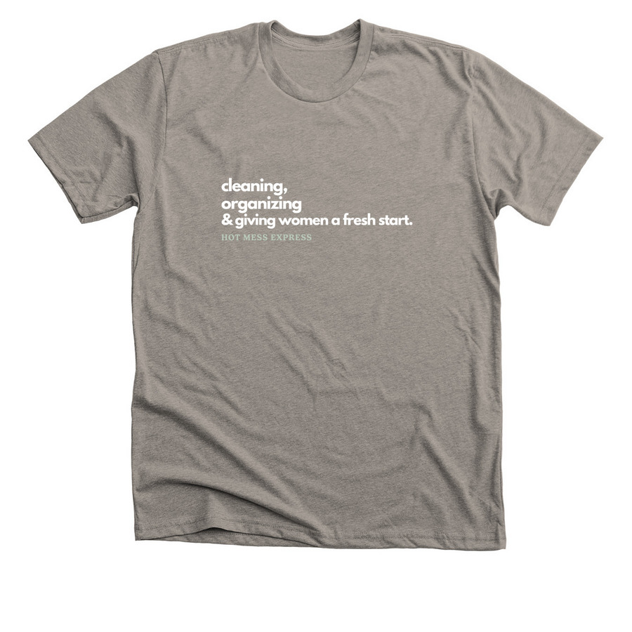 Fresh Start, a Heather Stone Premium Unisex Tee