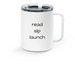 Traveler Mug, a White Stainless Steel Travel Mug