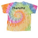 Charlotte, a Eternity Youth Tie Dye Tee (back-view)