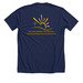 Sun Prairie Baptist&nbsp;, a Solid Navy Blend Premium Unisex Tee (back-view)