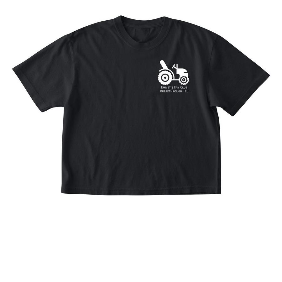 Emmet's Fan Club T1D 2026, a Black Comfort Colors Boxy Tee