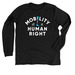 "Mobility Is" Slogan Shirt, a Solid Black Blend Premium Long Sleeve Tee