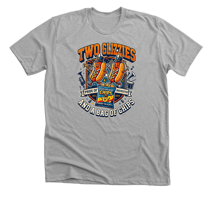 Hot Dog Friday, a Athletic Heather Premium Unisex Tee