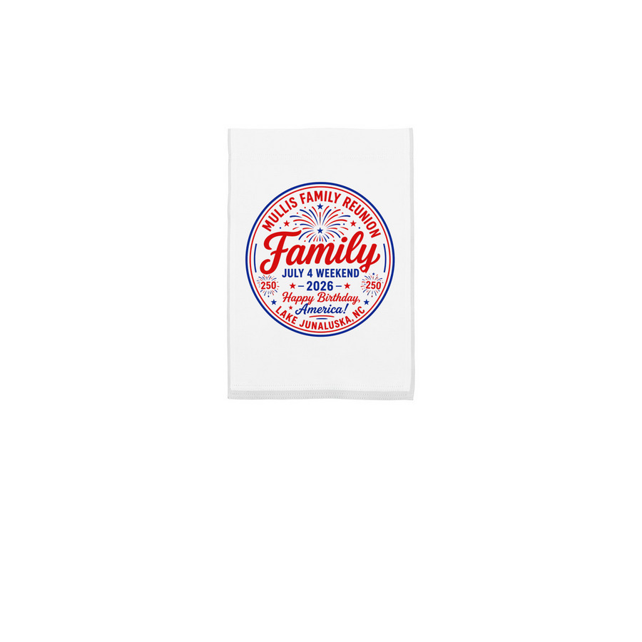 YARD SIGN, a White 12" x 18" Yard Flag