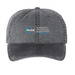 MnCA Hats&nbsp;, a Black Printed Pigment Dye Baseball Cap