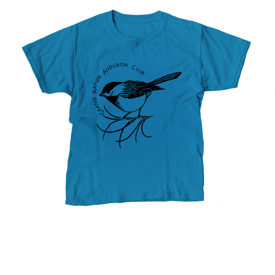 Grand Rapids Audubon Legacy Logo Apparel, a Sapphire Youth Unisex Tee