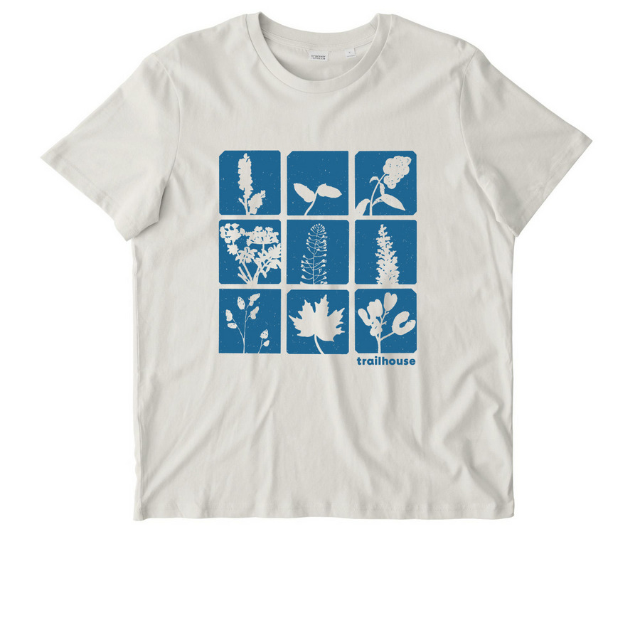 Cyanotype, a Natural Raw Stanley/Stella Unisex Crafter Tee