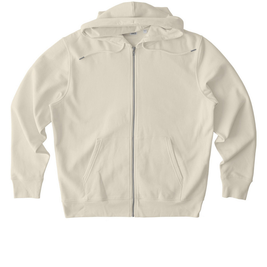 Bonfire Camp Sweatshirt, a Natural Raw Stanley/Stella Unisex Cultivator 2.0 Zip Up Pullover Hoodie