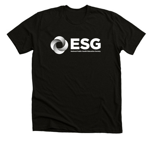 ESG Apparel, a Black Heather Premium Unisex Tee