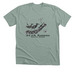 Roadrunner Alley, a Heather Sage Premium Unisex Tee