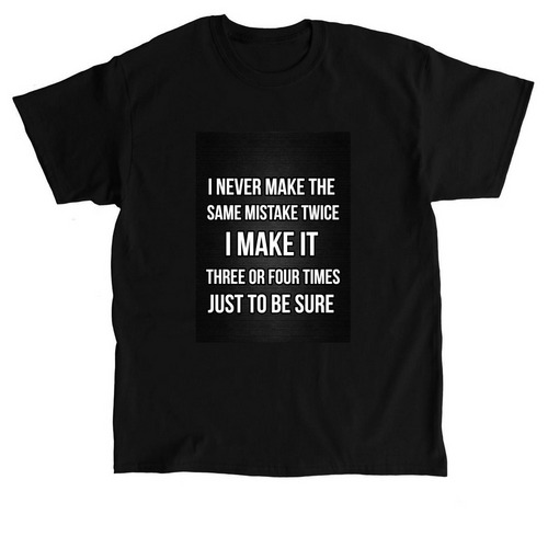 Mistake Design, a Black Classic Unisex Tee
