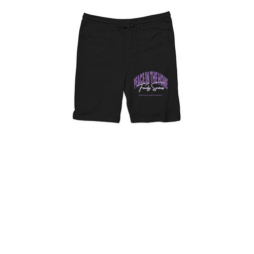 Support in Style Shorts, a Black Midweight Fleece Shorts