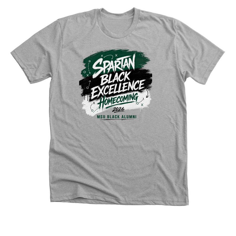 MSUBA 2026 HOMECOMING, a Athletic Heather Premium Unisex Tee