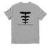 SOAR Tshirts, a Granite Grey Heather Allmade Organic Cotton Unisex Tee (back-view)
