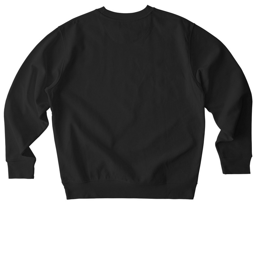 I Love My Library - Aqua, a Black Stanley/Stella Unisex Changer 2.0 Crewneck Sweatshirt (back-view)