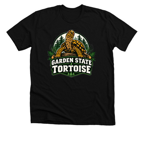 Garden State Tortoise Official Logo, a Solid Black Blend Premium Unisex Tee