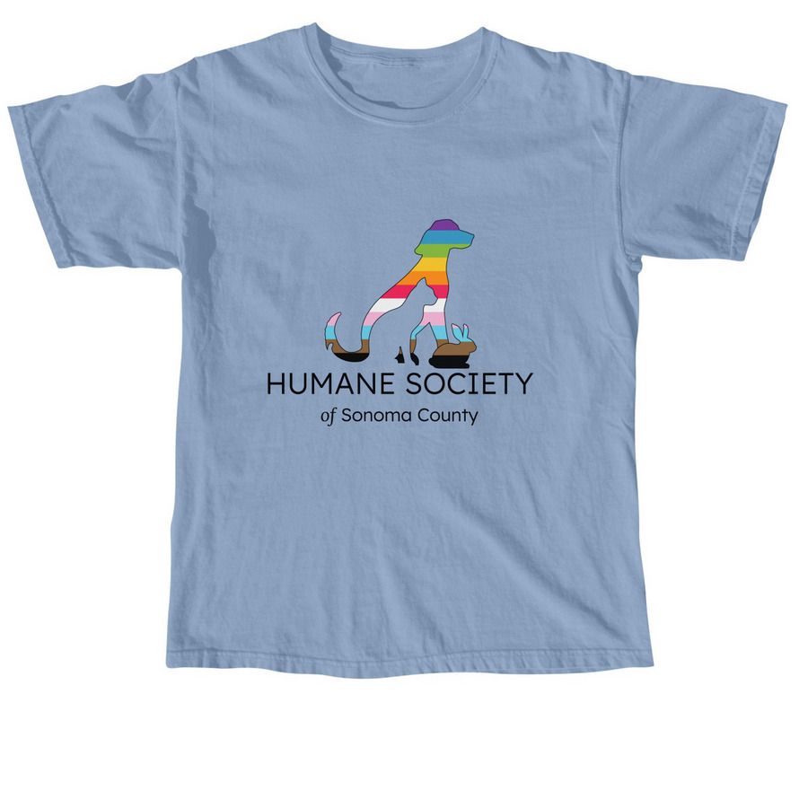 Pride 2026, a Washed Denim Comfort Colors Unisex Tee