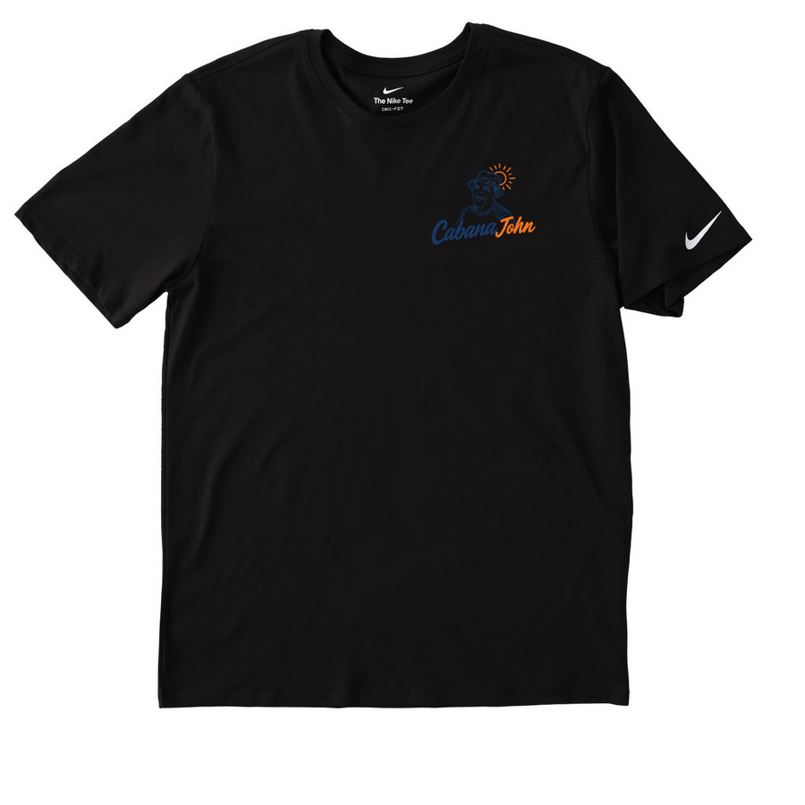 More Premiere CJ Merch, a Black Nike Dri-FIT Jersey Blend Performance Tee