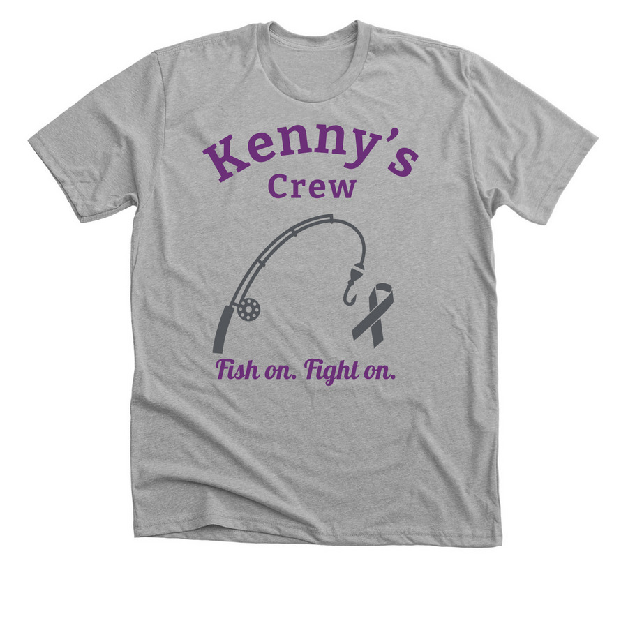 Kenny?s Crew!, a Athletic Heather Premium Unisex Tee