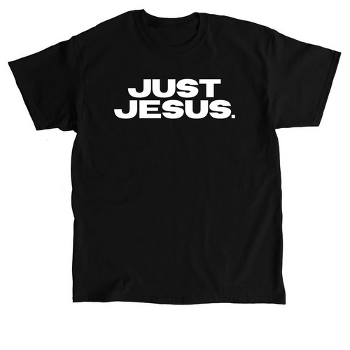 JUST JESUS., a Black Classic Unisex Tee