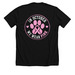 October, a Solid Black Blend Premium Unisex Tee (back-view)
