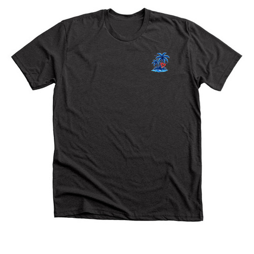 Here's Brucey in color!, a Dark Grey Heather Premium Unisex Tee