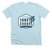Sussex Sand Sharks!!, a Heather Ice Blue Premium Unisex Tee