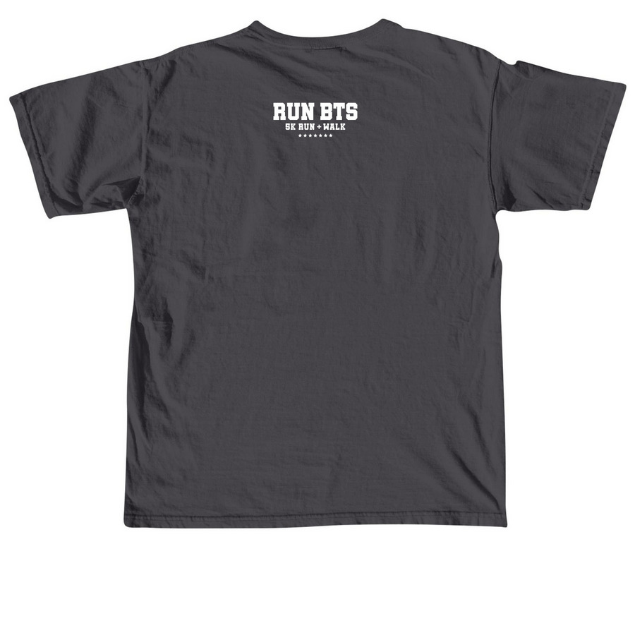 You Call, I Run (white) tees and tanks, a Graphite Comfort Colors Unisex Tee (back-view)