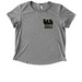 Cat Mom, a Aluminum Grey Allmade Eco Triblend Women?s Scoop Neck Tee