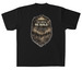Fueled By Christ ??, a Black Heavyweight Garment Dye Tee (back-view)