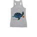 GBS|CIDP Foundation Full-Color Turtle&nbsp;, a Athletic Heather Women's Racerback