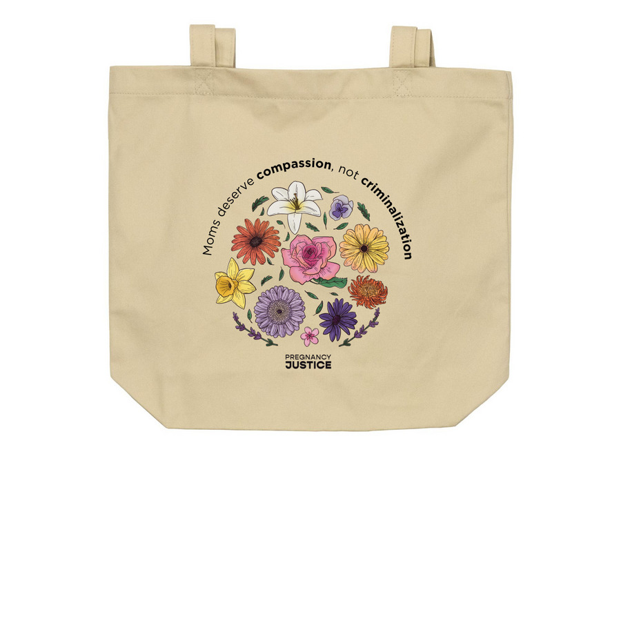 Compassion Not Criminalization Tote, a Oyster Organic Cotton Tote Bag