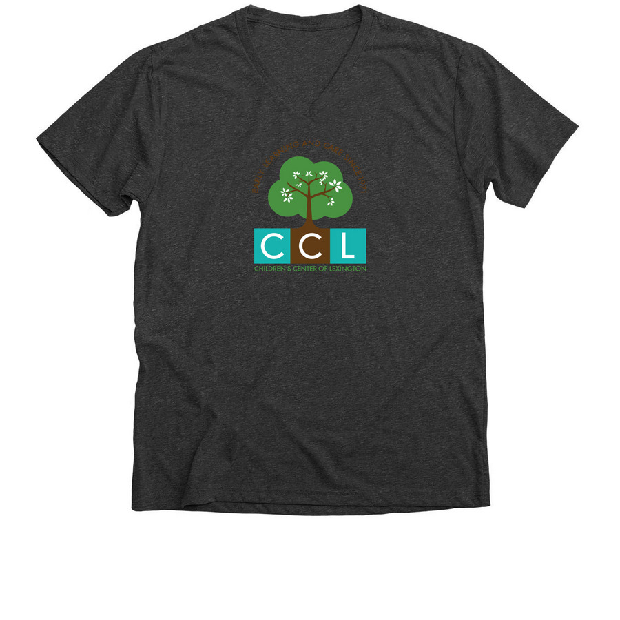 CCL Official Merchandise, a Dark Grey Heather Premium V-Neck Tee