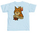 DC's Finest Cat, benefiting HRA, a Chambray Comfort Colors Unisex Tee (back-view)