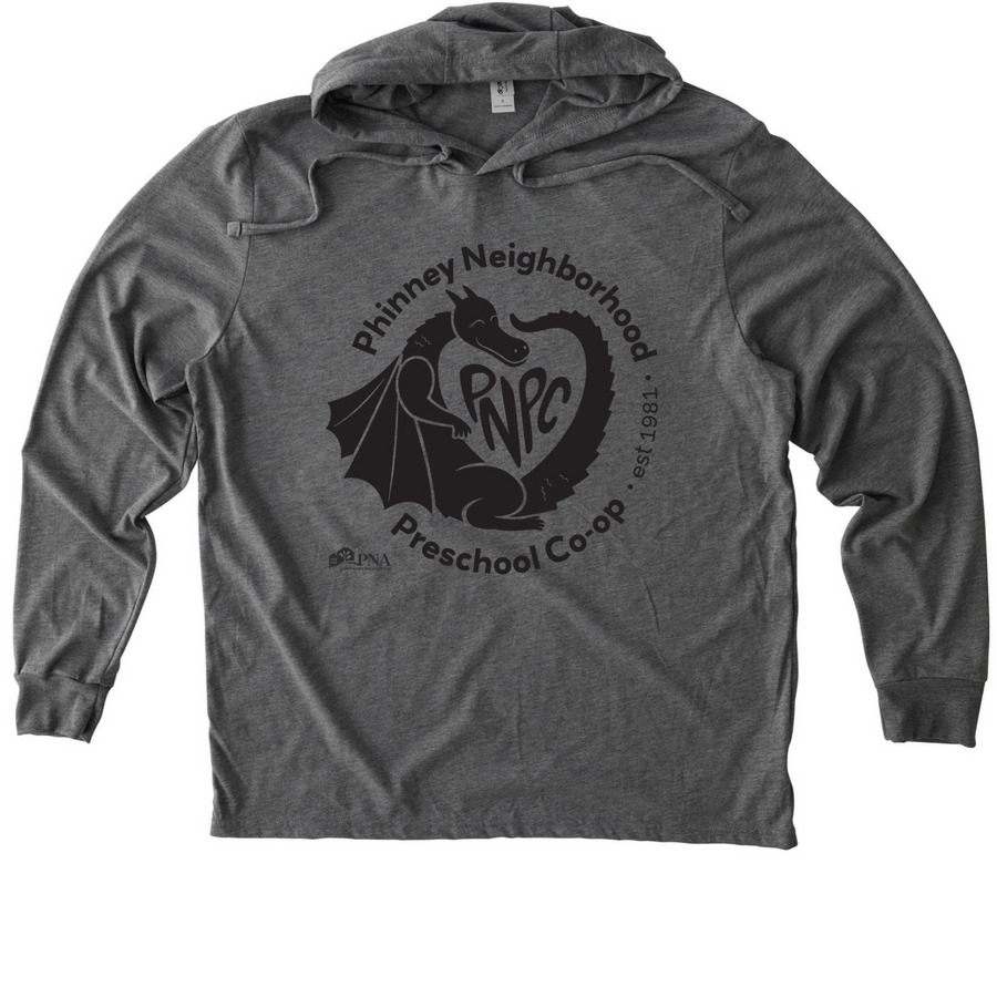 PNPC Adult & Kids Tops&nbsp;, a Aluminum Grey Allmade Eco Triblend Hoodie Tee