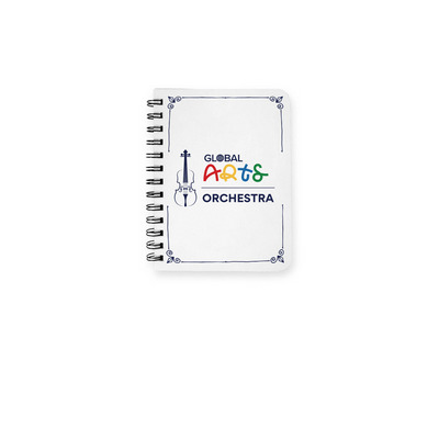 Global Arts Orchestra - Notebook, a White Spiral Notebook