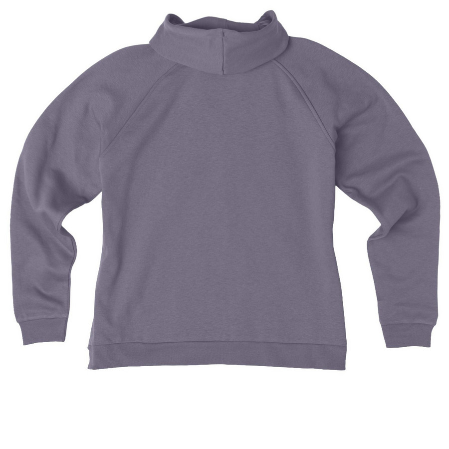 Summer Spotlight 2026, a Cosmic Purple Allmade Women?s Organic CVC Zip-Up Hoodie (back-view)