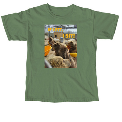 Bears love their dens!, a Hemp Comfort Colors Unisex Tee