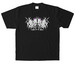 $KRRT COBAIN DEATH METAL LOGO (WHITE), a Black Heavyweight Garment Dye Tee