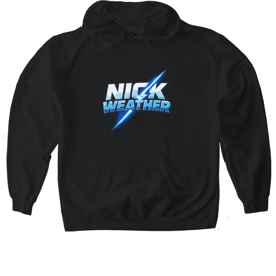 nick weather hoodie and sweatsshirt, a Black Gildan Softstyle Pullover Hoodie