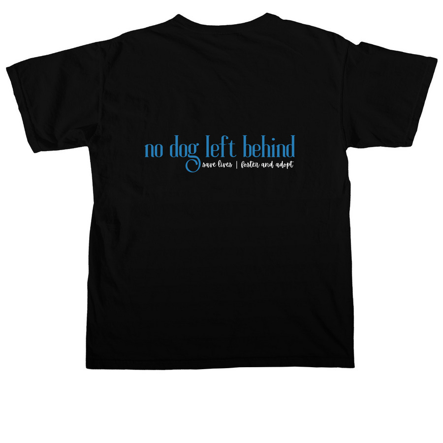 HTHH Supporter Tee, a Black Comfort Colors Unisex Tee (back-view)