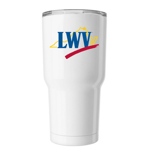 LWV-LC Insulated Tumbler, a White Insulated Tumbler