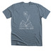 Books in Bloom, a Heather Slate Premium Unisex Tee