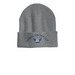 Wings on Water Beanies, a Dark Heather Grey Printed Cuffed Beanie