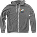 MACS 10, a Deep Heather Zip Up Hoodie