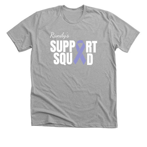 Randy's Support Squad, a Athletic Heather Premium Unisex Tee