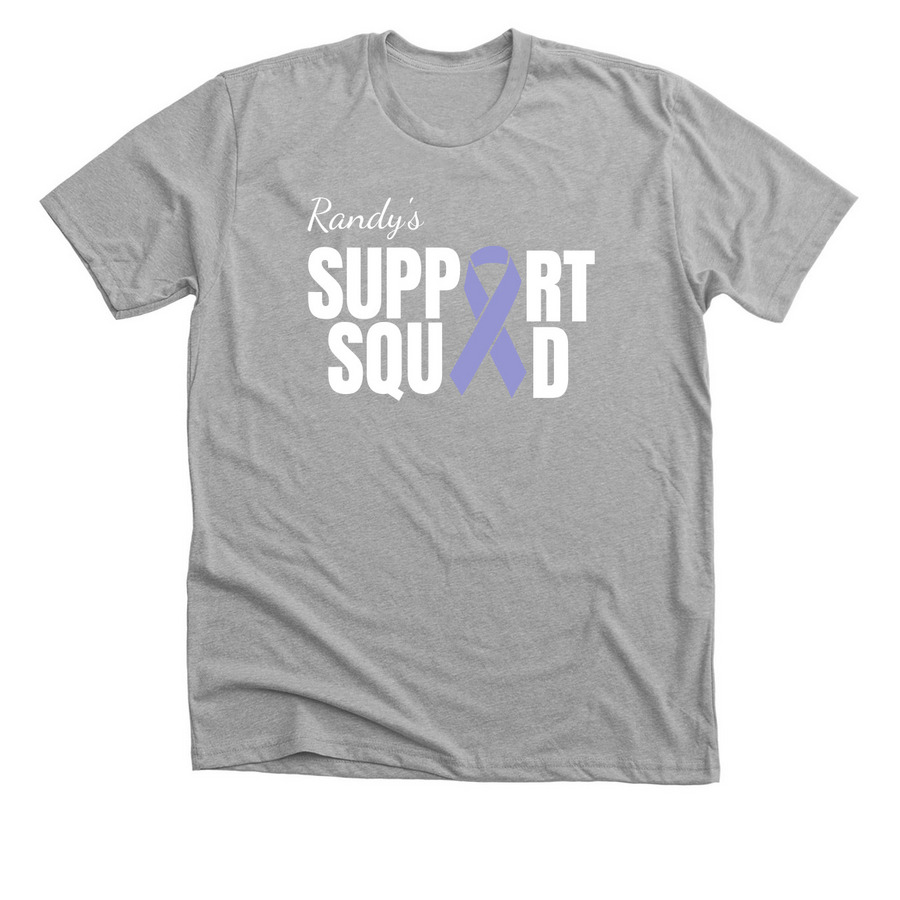 Randy's Support Squad, a Athletic Heather Premium Unisex Tee